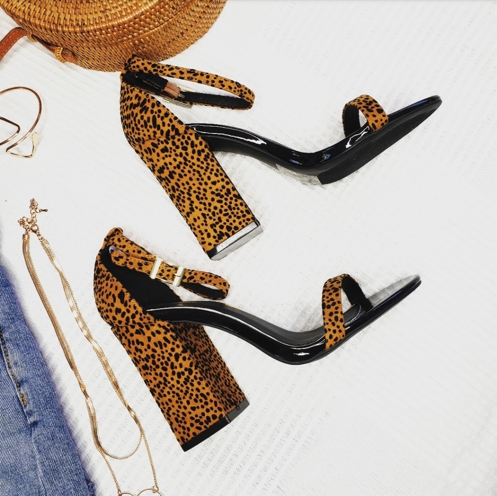 Price firm!The Natasha// leopard print heels - Picture 7 of 8